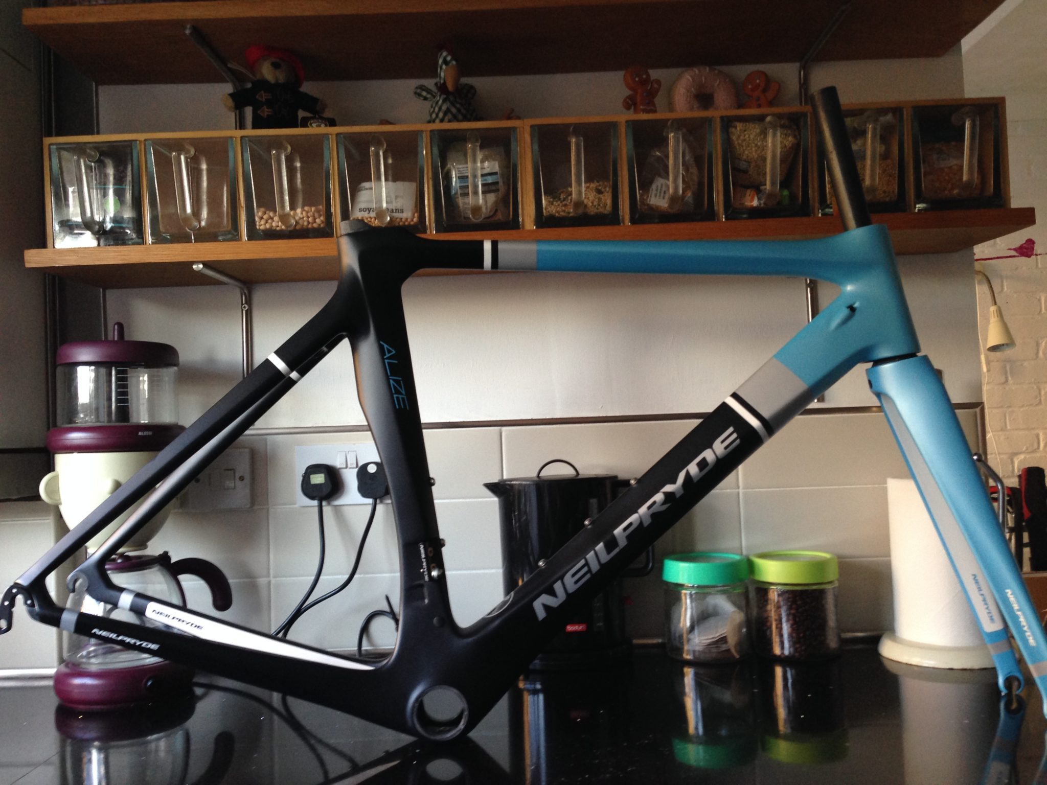 The NeilPryde ALIZE awaits the build