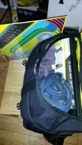 S-bag fully laden with Ed's 'backpack list'