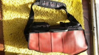 Brompton S-bag with red premium flap