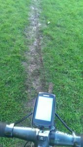 Wet grass and mud - it's what cyclocross is all about...