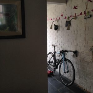 NeilPryde NAZARÉ (ALIZE) with Rolf Prima Alpha wheelset waiting to ride