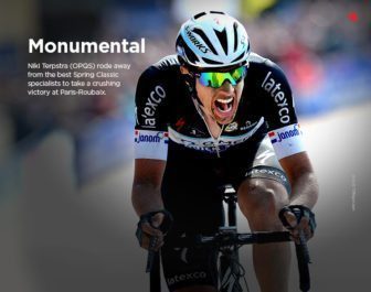 Terpstra on his way to winning Paris-Roubaix