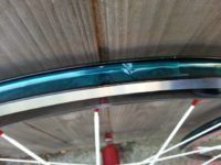 Rim tape, tubeless ready, was ill fitted