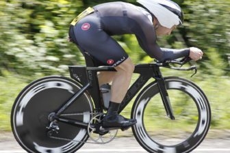 Adam Topham scored his fourth successive victory in the Hounslow’s Ron Brown Memorial 100