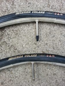 ...just tread pattern and inner tube; we expect both to perform well