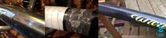Carbon repair of serious fracture