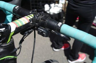 Vanmarke had climbers shift buttons and CX brake levers