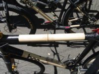 Boo cycles Bamboo tubed road frame Top tube
