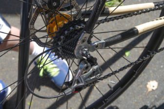 Boo cycles rear end