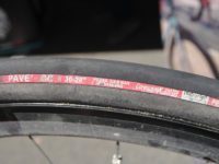 Wide 30mm pave tires for Vanmarcke
