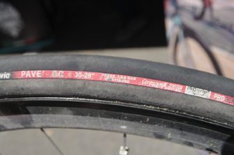 Wide 30mm pave tires for Vanmarcke