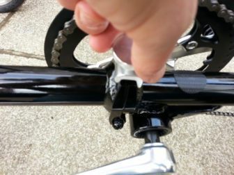 You need to lock the unfolded frame into place