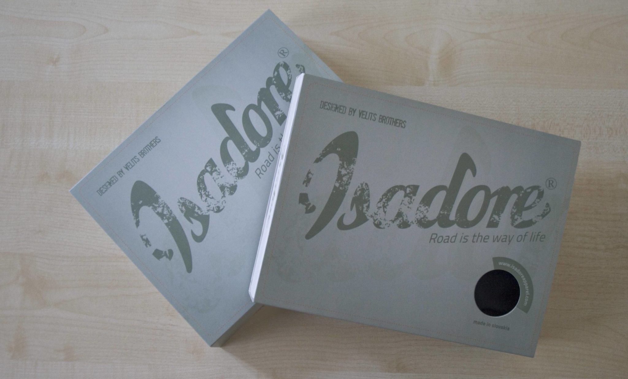 Isadore kit arrives boxed