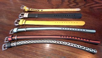 Buckit offer a range of wrist belts, which could also double as watch straps or cat collars!