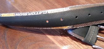...looks almost like snakeskin when made into a belt