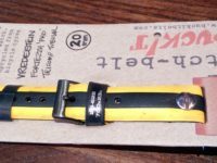 Colourful Vredestein watch belt