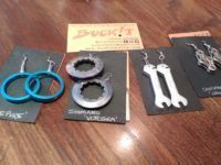 ...that make use of all sorts of bike bits from cassette lock rings...