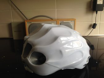 Rear view with the exhaust ports clearly shown