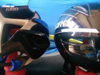 There's definitely more daylight at the back of the Ionos helmet but the exhaust ports of the Air Attack are certainly not small