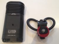 Light and 'fly wheel' handlebar mount