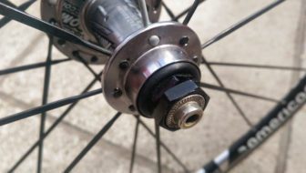 My kind of hub: rear hub is simple, almost crude, but should be bullet proof