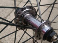 American Classic's spokes are very wide in search of aero speed