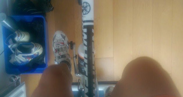 Wider pedal stance can clearly be seen here