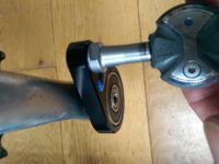 Added free rotation around the normal pedal axle position