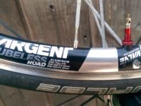 Hopefully the aluminium rims will prove stiff, light and aero