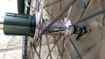 Rear hub is an American Classic High-low...