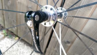 Cromoly skewers and Amercian Classic Micro 58 front hub