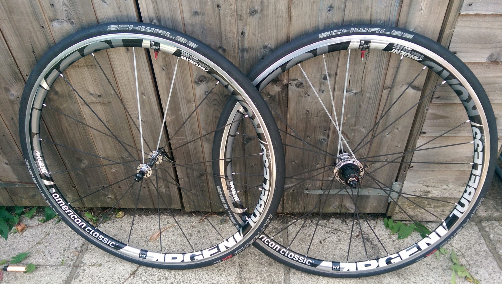 American Classic Argent Tubeless wheels