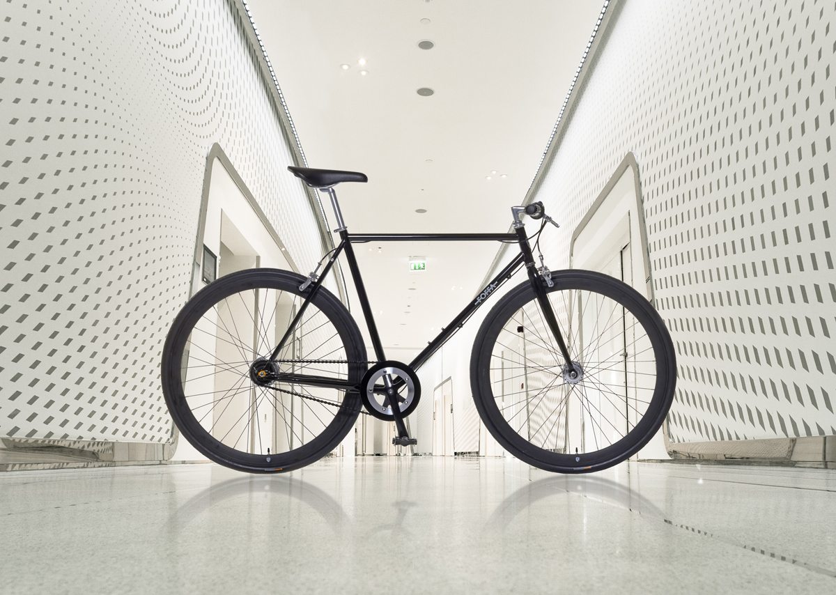 Duncan rode a pre-production verion of the Foffa Urban