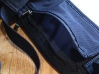 The waist straps are padded