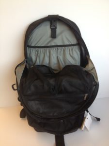 A tonne of room, with mesh pouches and zips