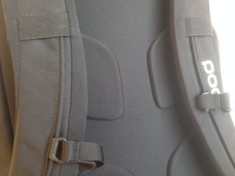 Heat molded back and ergonomic straps