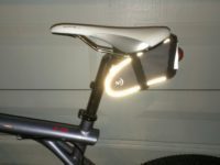 Bright reflective strips do a good job