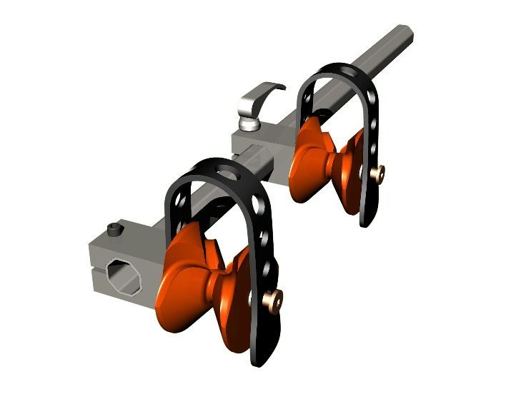 Hirobel Carbon Frame Clamp