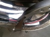 There are two wires here: red is for the Rollsys fitting system and the black is for something else altogether...