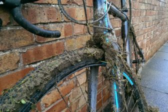 The carbon forks leave plenty of room for an hours worth of 'cross racing