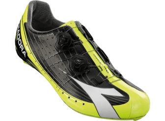 The sole of Diadora's Vortex Pro has eleven cut-outs to aid airflow, perfect for long summer rides
