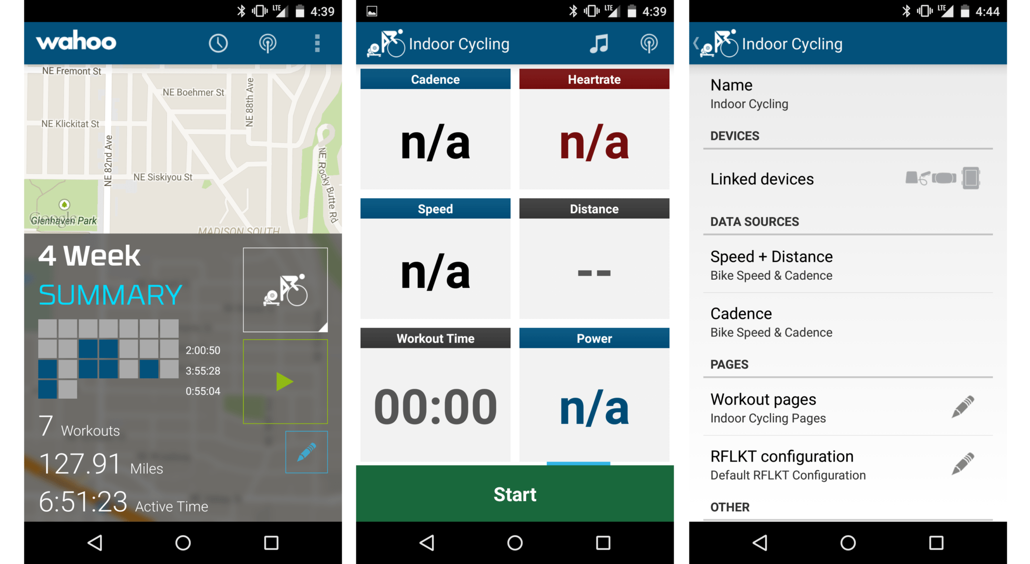 You can still use your phone for indoor sessions, as well as for setting up and reviewing your training