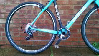 Force CX1 on the bike and ready to roll