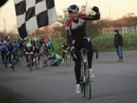 Whilst the winner comes home, I'm somersault testing of the Giro Air Attack at the Hillingdon Winter Series