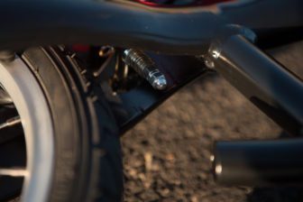 Josh found the rear brake mounting a little, odd, but it was fixable