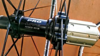 The Pro-Lite Bortola hub is based on the firm's Bracciano hubs and runs on Japanese EZO bearings