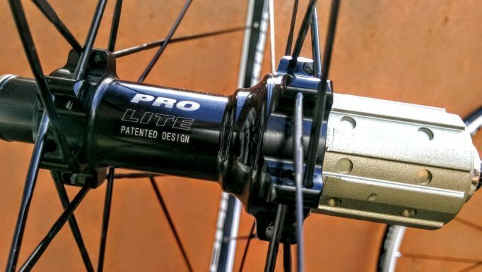 The Pro-Lite Bortola hub is based on the firm's Bracciano hubs and runs on Japanese EZO bearings 