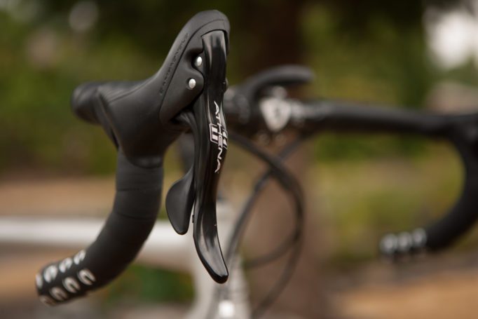 Josh is a big fan of the Campagnolo Athena lever action and shape