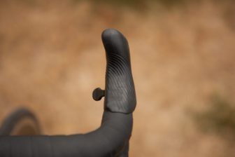 Campagnolo uses a thumb shifter for moving down the block,which is Josh's preference over the Shimano and SRAM methods