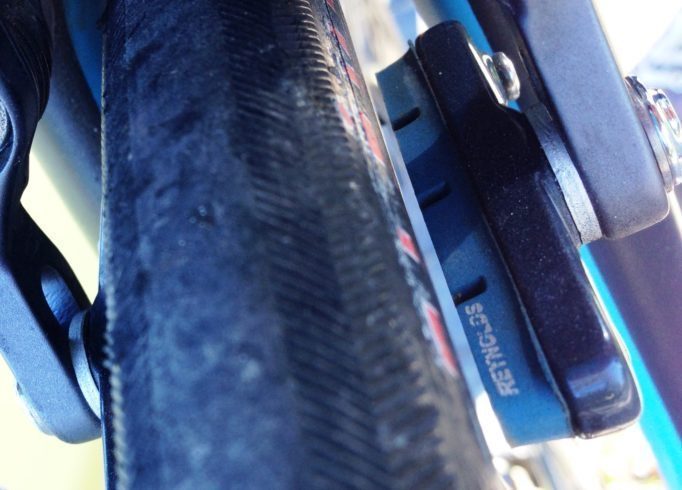 Reynolds Cryo-Blue pads supplied with the wheelset